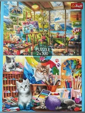 Trefl “The Art of Painting” (2) 500 piece puzzles